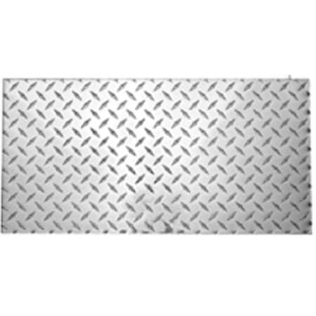 Totalturf 316364 Sheet Aluminium Diamond Pol 24 x 12 In. TO2629808